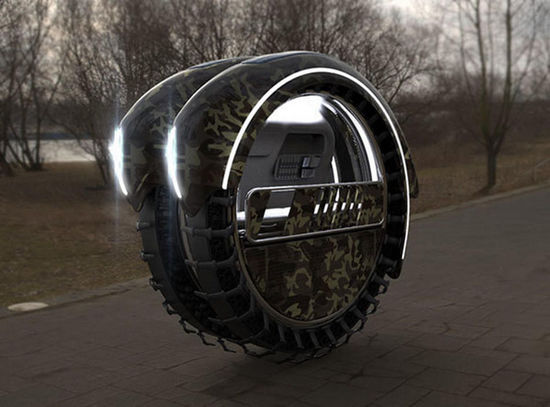 仿生轮胎形救援车：弹簧腿提供牵引力