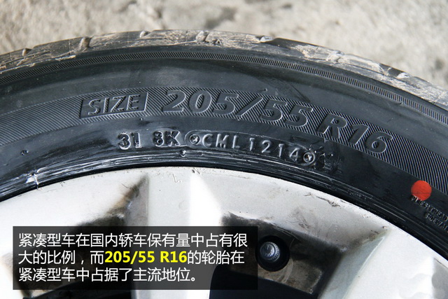 轮胎大测试（1）五款205/55 R16的选择